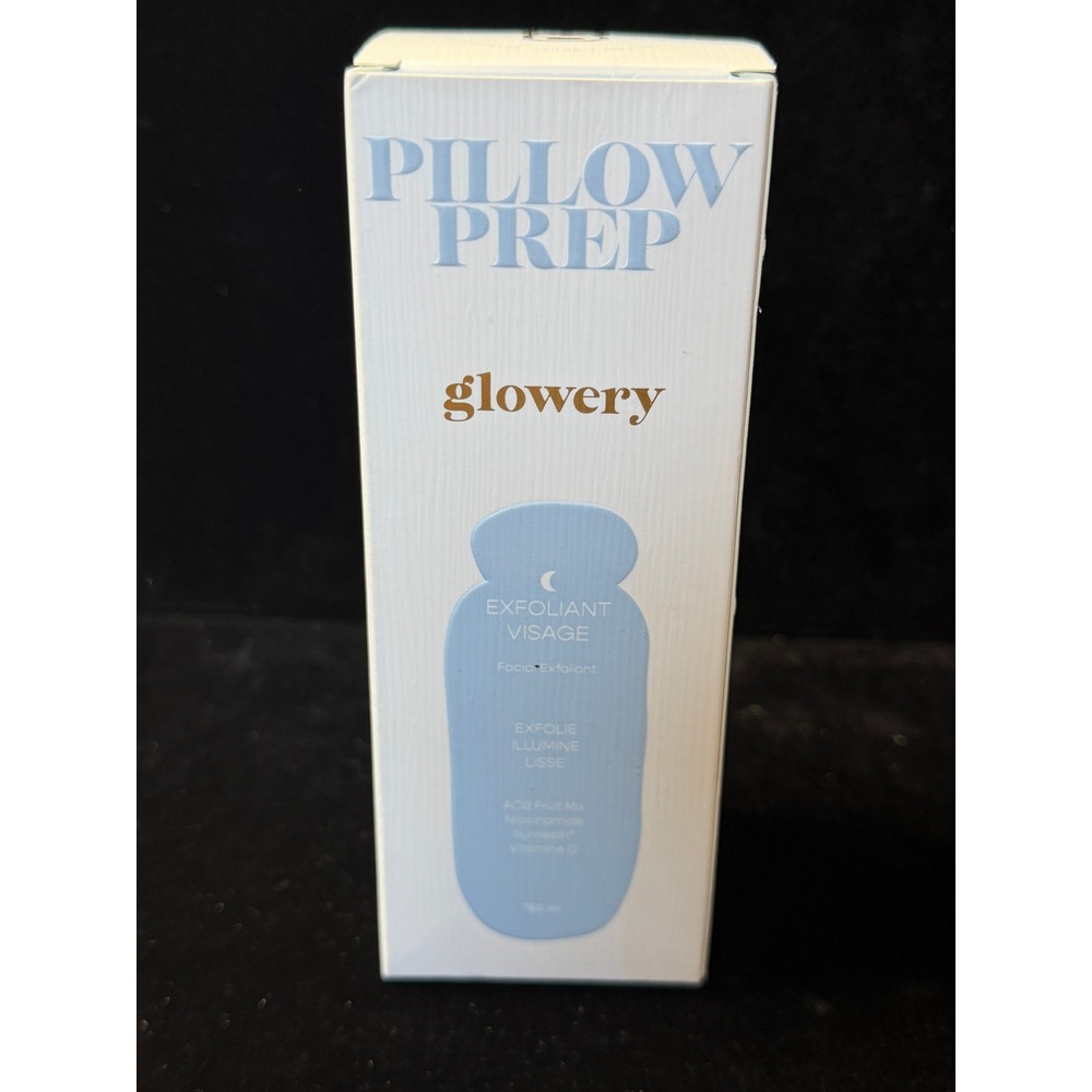 Glowery Pillow Prep Facial Exfoliant Niacinamide Vitamin C 150ml 5.0oz New Box